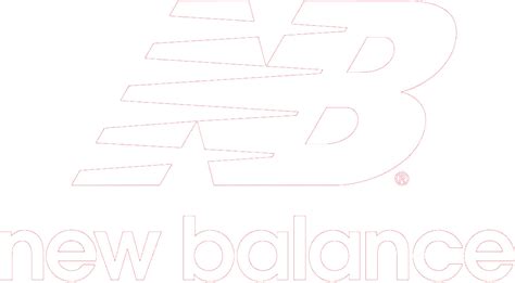 new balance logo white png